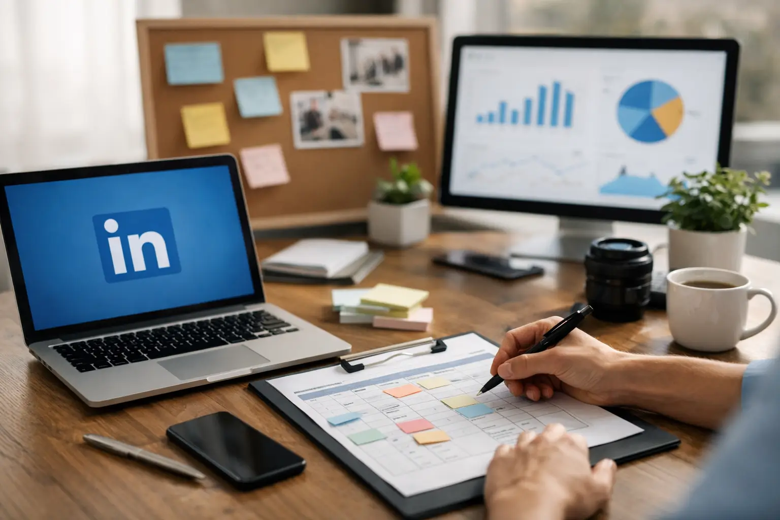 Leitfaden f&uuml;r LinkedIn Redaktionsplanung